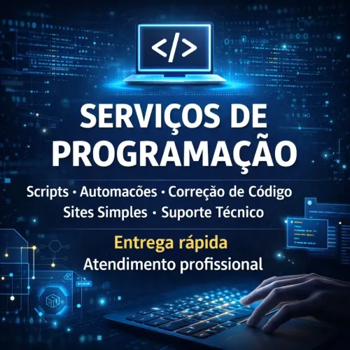 Serviços de Programação | Scripts, Automação e Suporte Técnico
