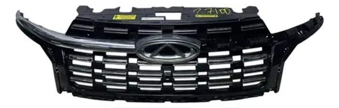 Grade Central Chery Tiggo 8x 2020 2021 2022 2023 Original Gp Preto Brilhante