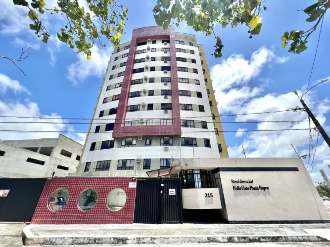 Apartamento no Bella Vista Ponta Negra ? 2 Quartos, 1 Suíte e 71 m²
