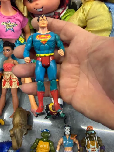 Boneco super homem antigo e raro estrela