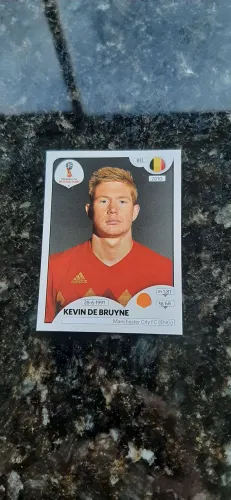 Figurinha copa 2018 kevin de bruyne