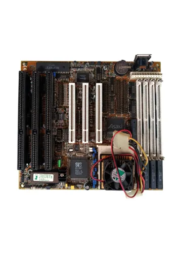 mother board PLACA MÃE 486dx4 100 AMD COM COOLER MB7