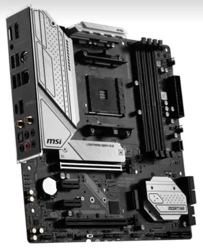 Placa-mãe Msi Mag B550m Mortar Max Wifi Micro Atx (Usado)