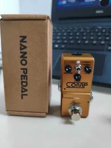 Pedal Compressor Rowin Comp - Estado de Novo na Caixa