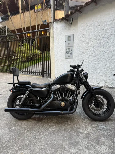 Harley Davidson Sportster 1200 Forty Eight 2015 Preta Fosca
