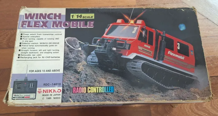 Carro RC Esteiras c/ guincho - Automodelo RC NIKKO - Winch Flex Mobile