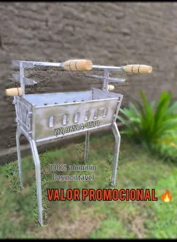 Churrasqueira de aluminio