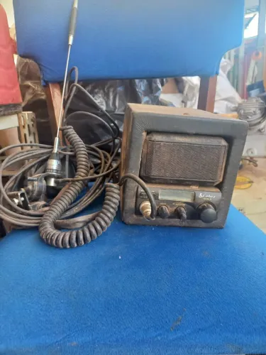 Rádio PX Cobra 19 DX IV + Antena + Cabo + Suporte (Completo)