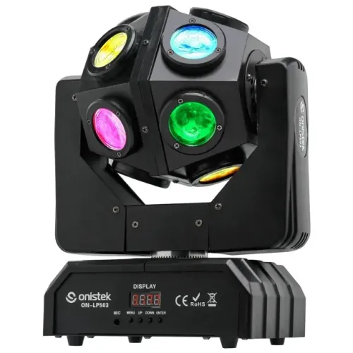 Canhão Moving Magic Ball 150w Strobo Bola Led Rgb Dmx Balada
