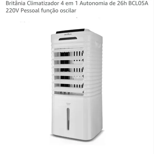 Climatizador 4 em 1 Britânia.