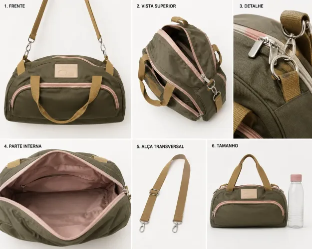 Bolsa Esportiva - Tamanho Médio - Viagem e Academia