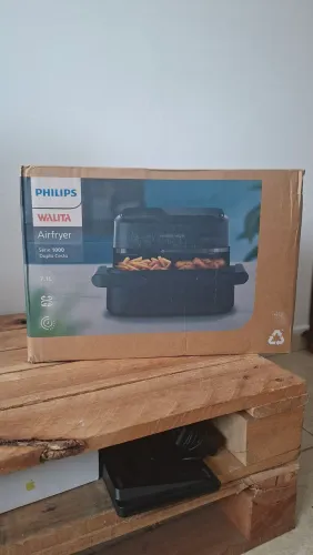 Ayer Fryer Philips Walita Serie 1000 Duplo Cesto