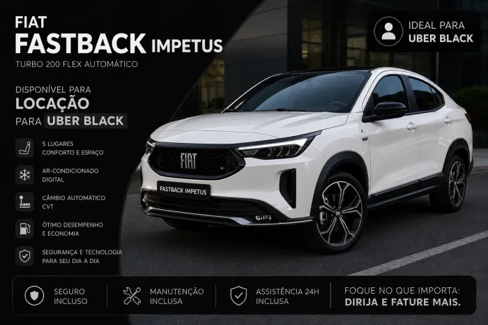 Fastback para Uber black/comfort