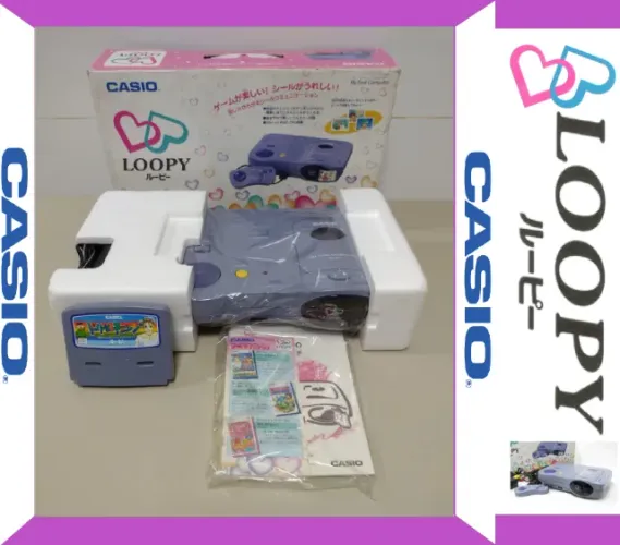Console Casio Loopy Completo Na Caixa Com Jogo
