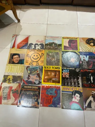 Lote de 32 Disco de Vinil LP's Muito Bons Vintage Diversos