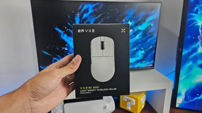 Mouse gamer sem fio DragonFly R1