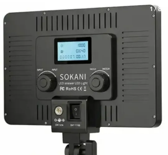 Iluminador LED Sokani P25 para youtubers