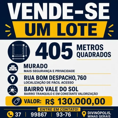 Lote Bairro Vale do Sol