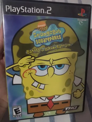 Jogo SpongeBob Battle for Bikini Bottom - PS2 Original