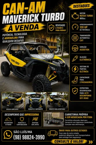 UTV CAN-AM MAVERICK X3 HS TURBO!!!