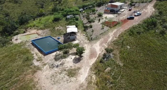 fazenda 21 hectares Ceilândia DF asfalto chacara troca 2 hectares