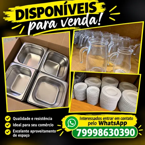Vendo utensílios para cozinha/restaurante pratos porcelana, copos