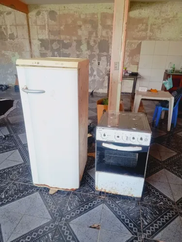 Geladeira+ fogão 