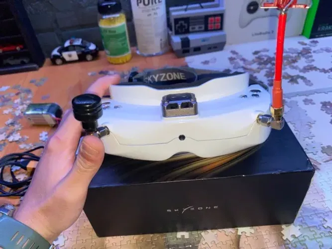 Óculos FPV Skyzone 02X + Antenas