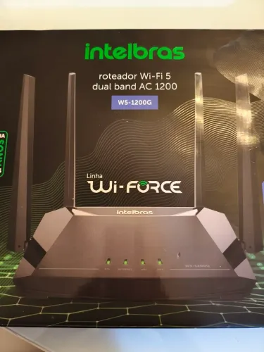 Roteador wi-fi 5 dual Band AC 1200 Intelbras