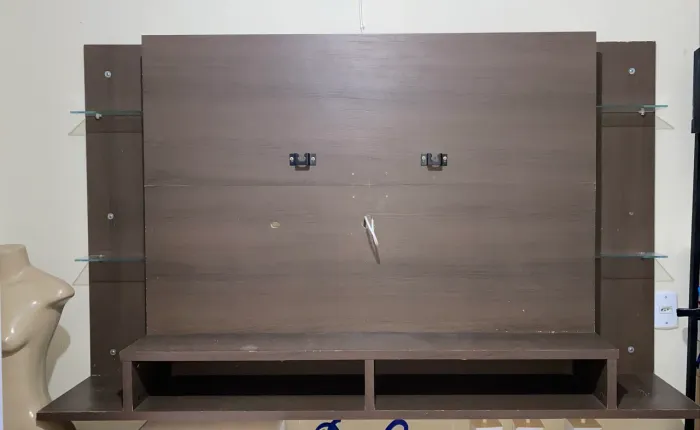 Painel de televisão grande