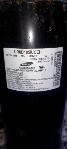 Compressor 18.000 btus R22 