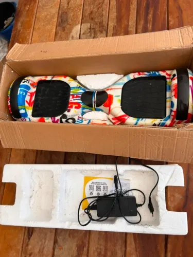 Hoverboard Skate Elétrico 6.5 Bluetooth Grafite
