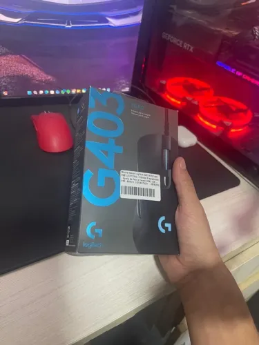 Mouse Gamer Logitech G403 Hero com RGB 6 Botões programaveis