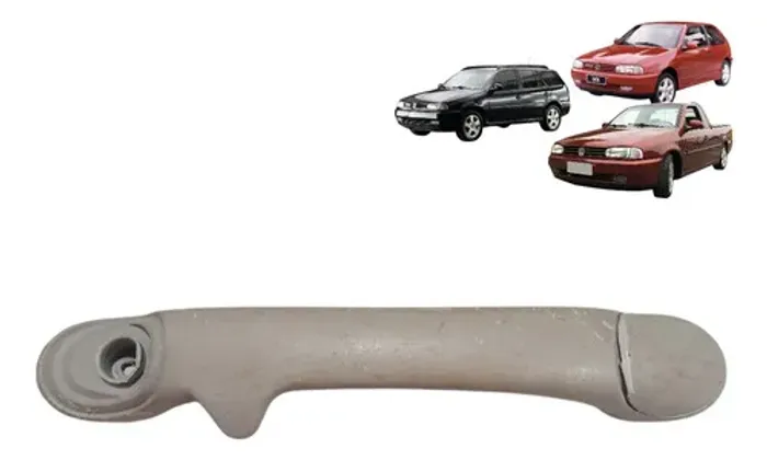 Alca Teto Pqp Puxador Vw Gol Parati Saveiro G2 1996 2000 Cinza