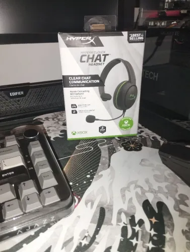 Fone Hyperx Cloudx Chat novíssimo