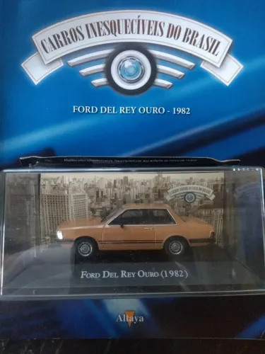 CARROS INESQUECÍVEIS DO BRASIL Ford Del Rey Ouro-1982 *INCLUSO REVISTA*