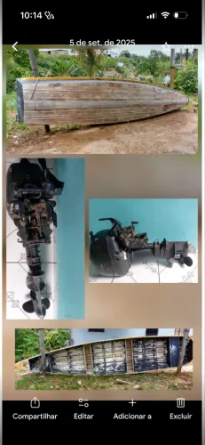 Bote e moto 15 Yamaha