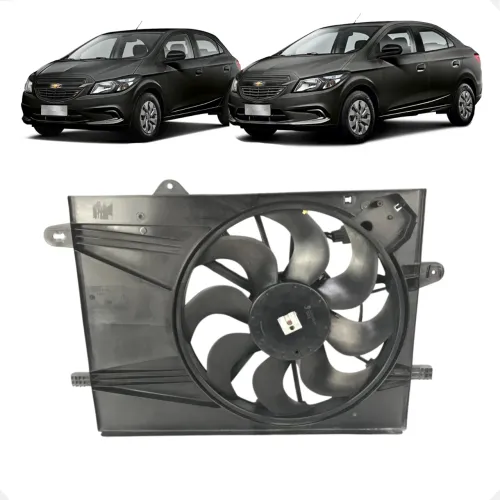 Defletor Ventoinha Radiador GM Cobalt Onix Prisma 2013/17