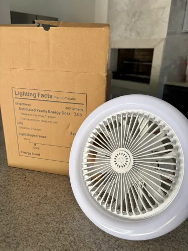 VENTILADOR LUMINARIA