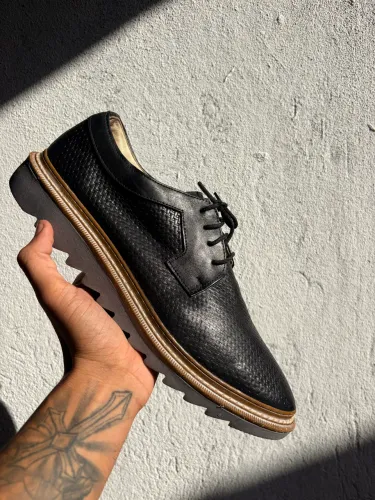 Sapato Oxford Hugo Boss Tratorado em Couro