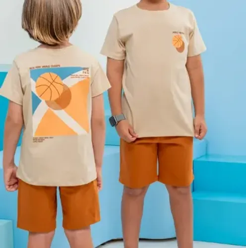 Roupas/Conjuntos Infantil com Short Moletom II