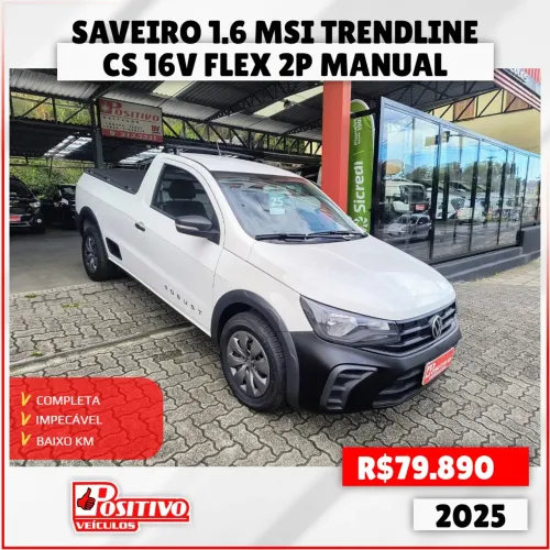 Volkswagen Saveiro Robust 1.6 Total Flex 16V 2025
