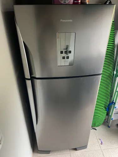 Geladeira Panasonic NR-BT51 Frost Free Inverter 435L A+++ Aço Escovado 220V
