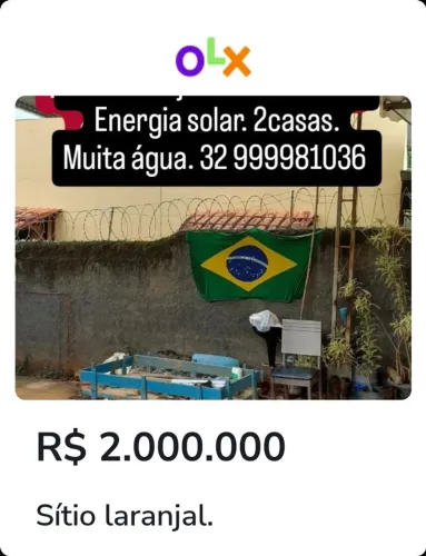 Sítio laranjal. Favor ler o anúncio antes de fazer contato 