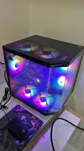 PC Gamer Completo Ryzen 5 5600GT + 16GB + SSD NVMe - Roda Tudo