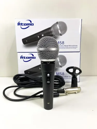 Microfone Com Fio M-58 Profissional