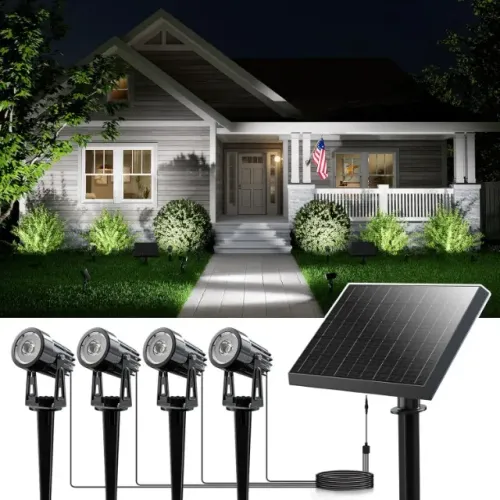 Kit Luzes solares externas à prova d'água 3000K