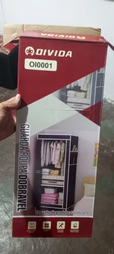 Guarda roupas dobrável novo