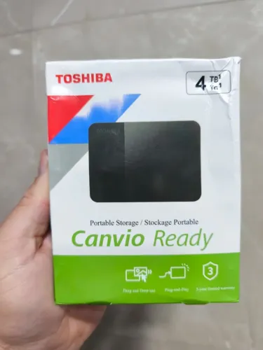 Hd Externo 04 Tb Toshiba Canvio, Usb 3.0, Portátil 2.5'' NOVO