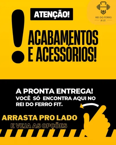 Acessórios e acabamentos de academia